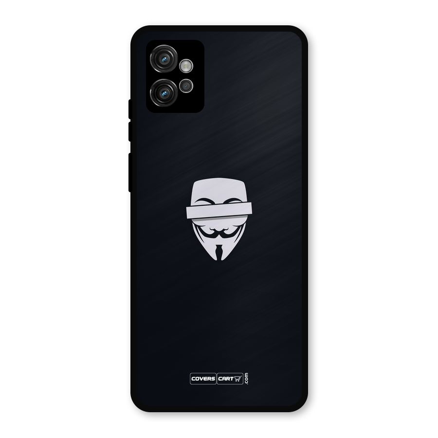Anonymous Mask Metal Back Case for Moto G32