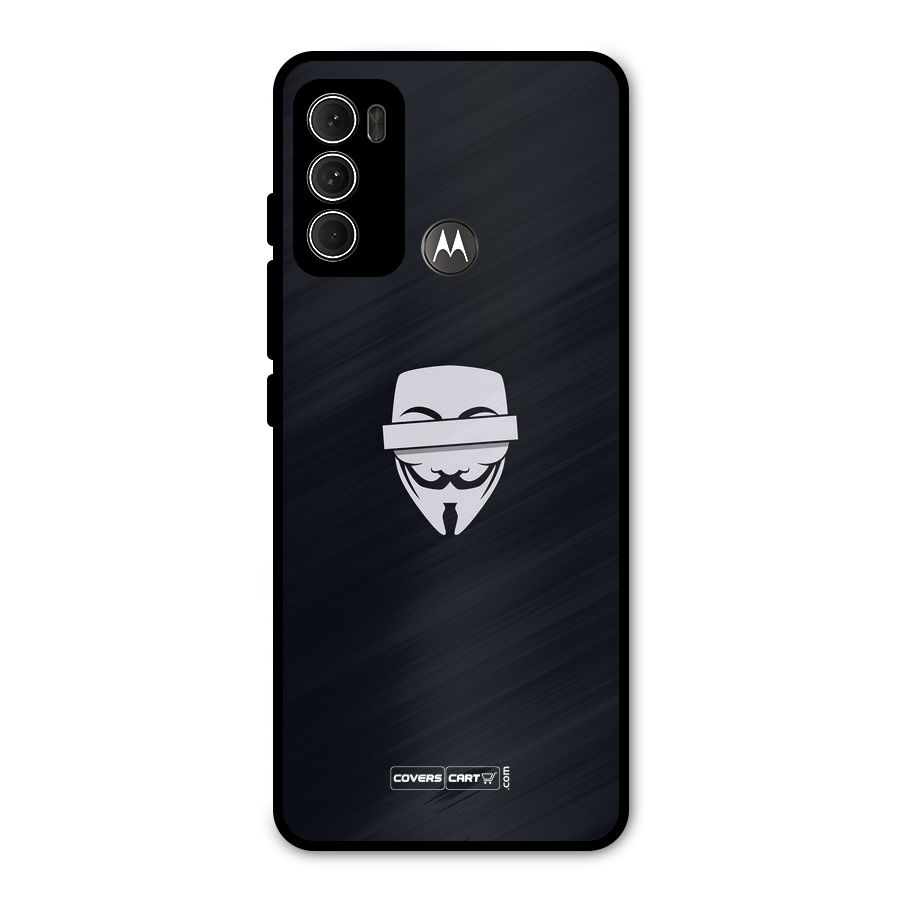 Anonymous Mask Metal Back Case for Moto G60