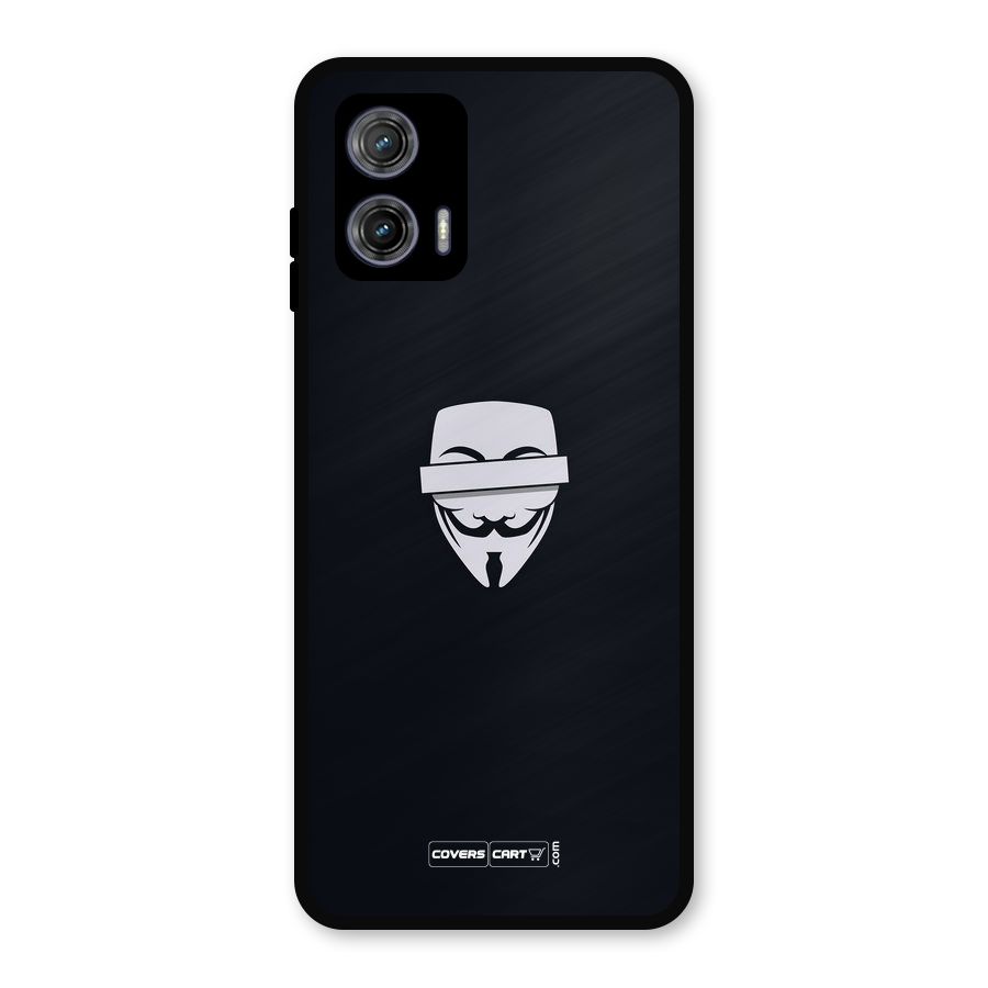 Anonymous Mask Metal Back Case for Moto G73