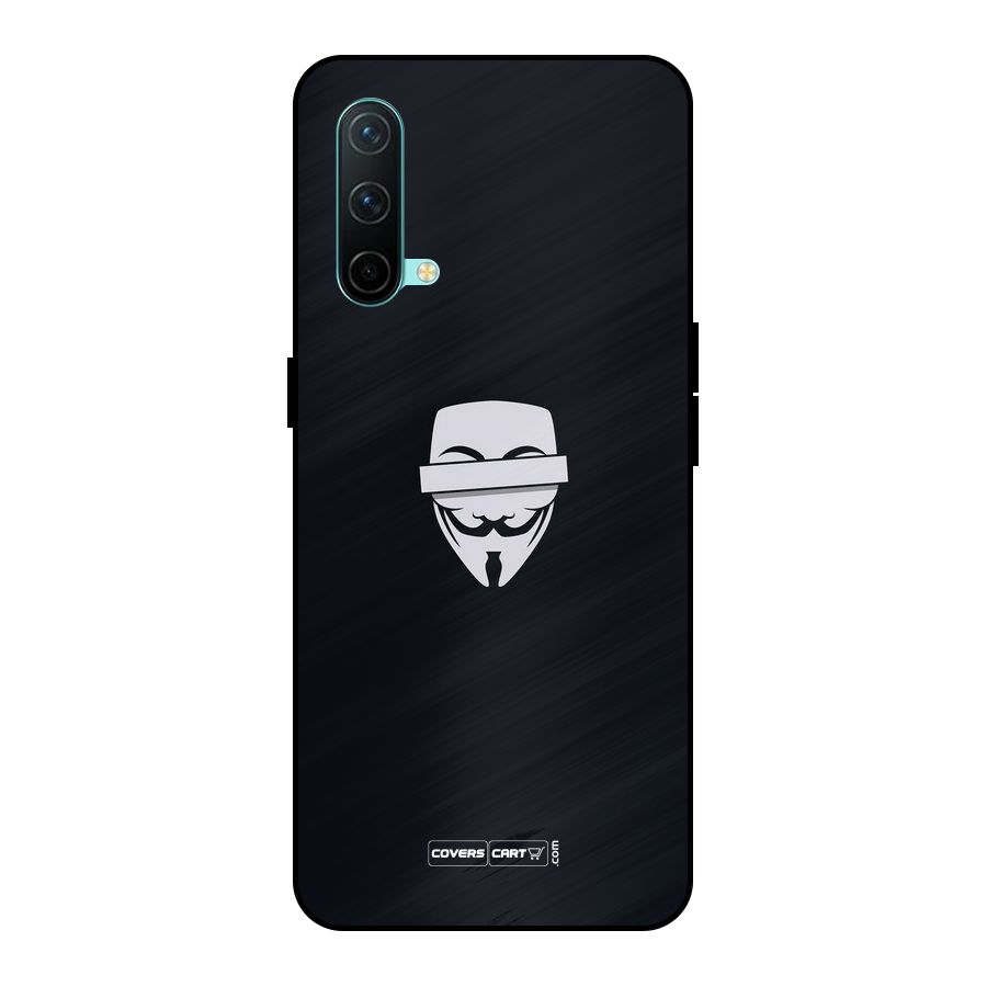 Anonymous Mask Metal Back Case for OnePlus Nord CE 5G