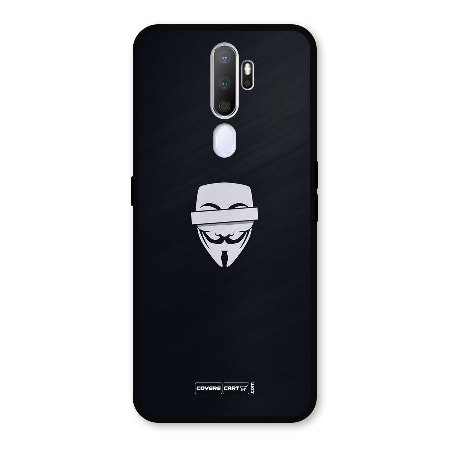 Anonymous Mask Metal Back Case for Oppo A9 (2020)