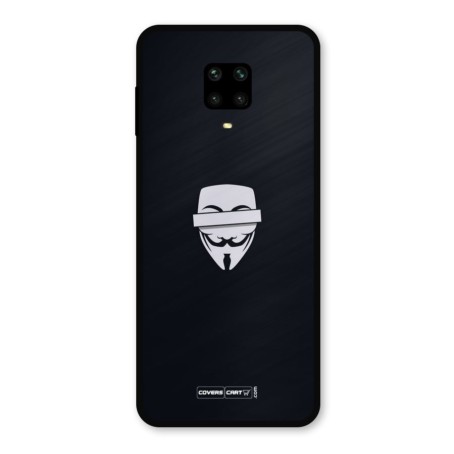 Anonymous Mask Metal Back Case for Poco M2 Pro
