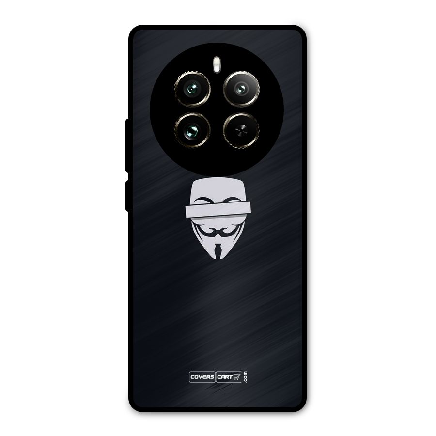 Anonymous Mask Metal Back Case for Realme 12 Pro