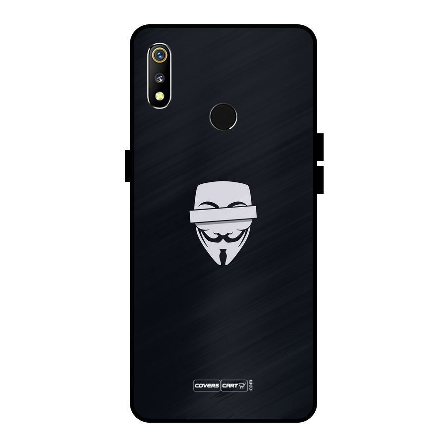 Anonymous Mask Metal Back Case for Realme 3i