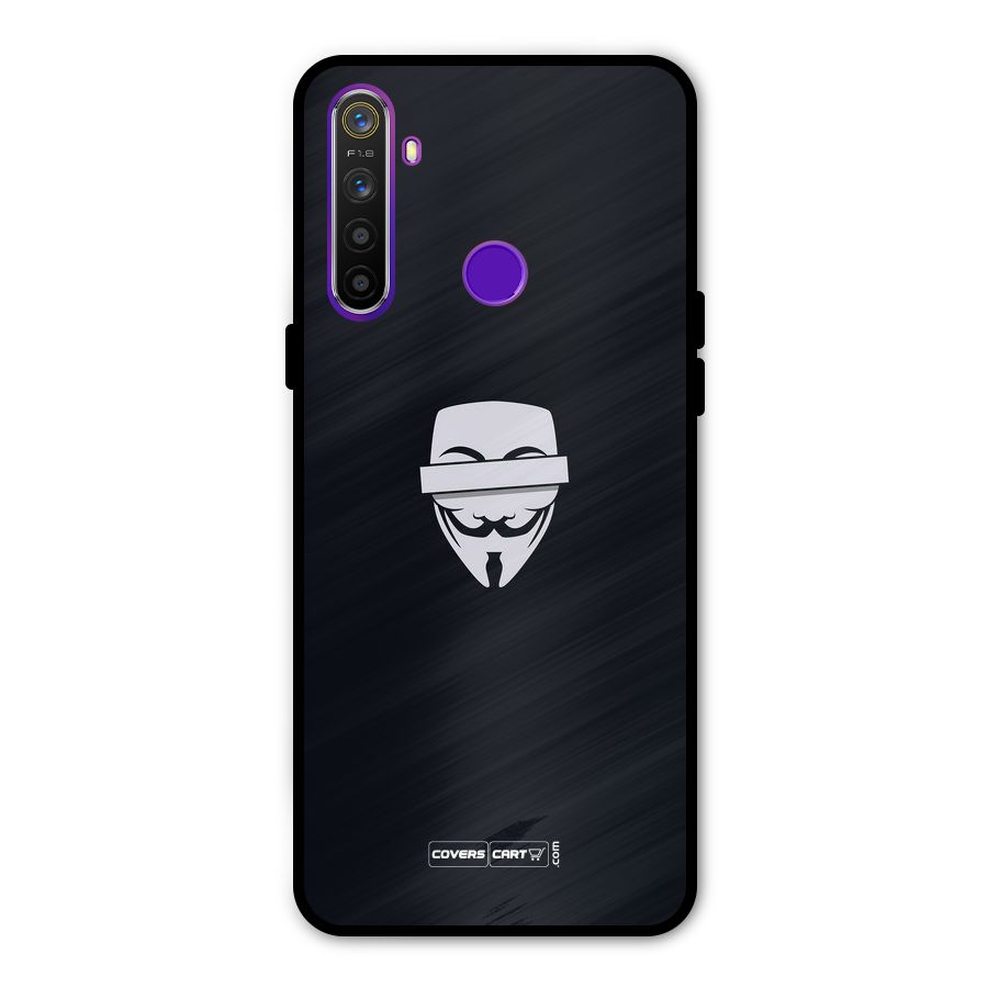 Anonymous Mask Metal Back Case for Realme 5i