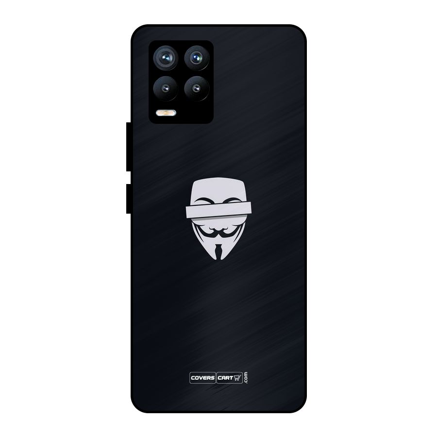 Anonymous Mask Metal Back Case for Realme 8