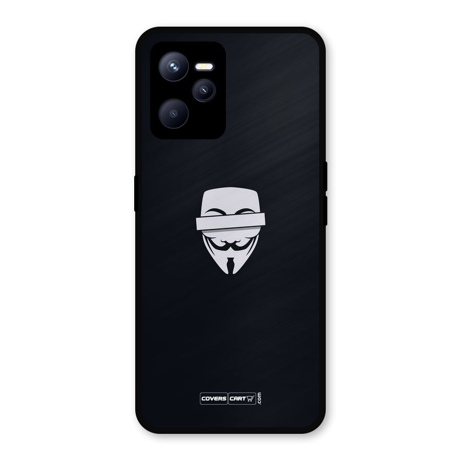 Anonymous Mask Metal Back Case for Realme C35