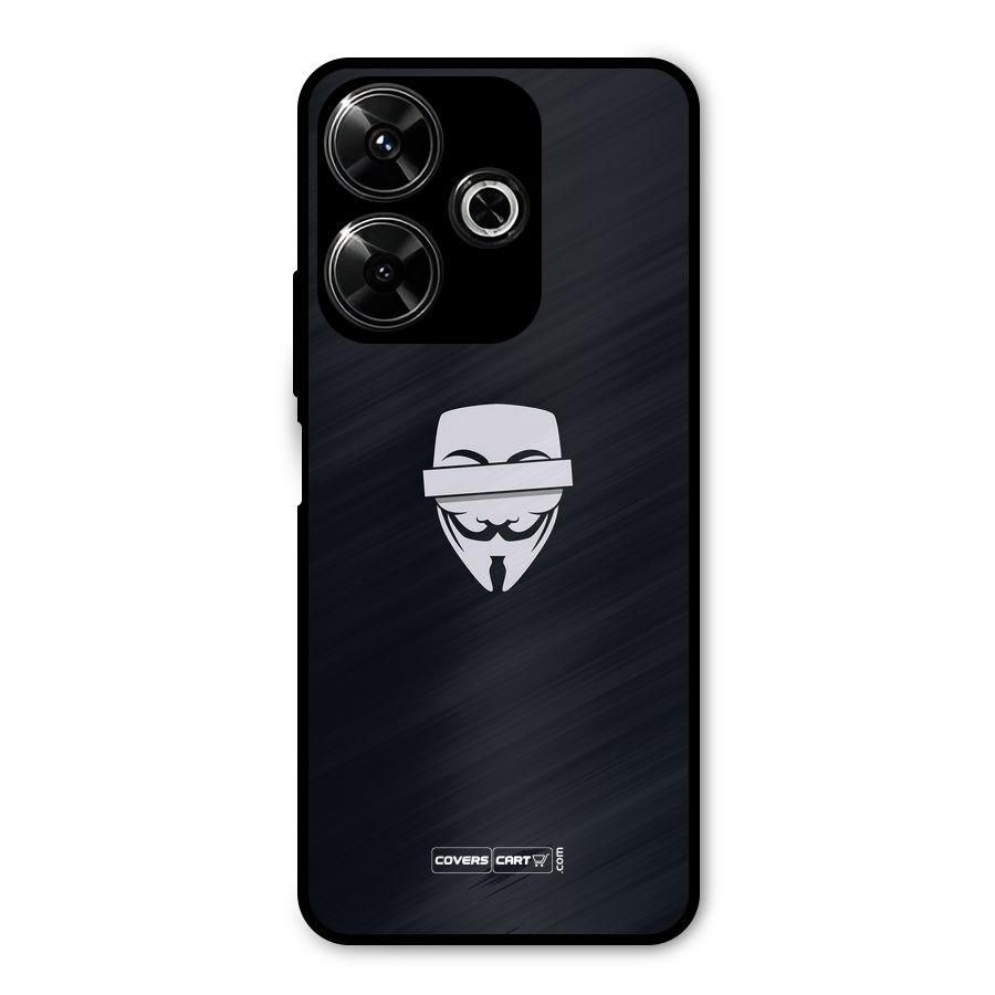 Anonymous Mask Metal Back Case for Redmi 13 5G