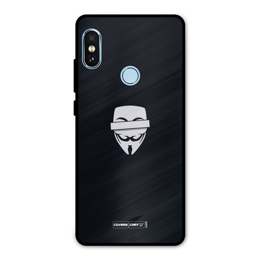 Anonymous Mask Metal Back Case for Redmi Note 5 Pro
