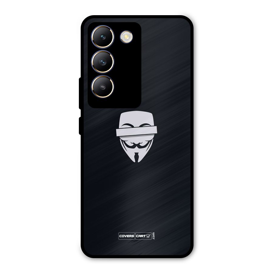 Anonymous Mask Metal Back Case for Vivo T3 5G