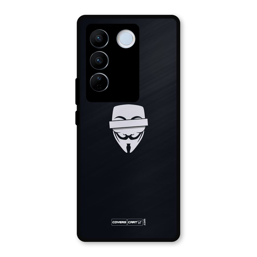 Anonymous Mask Metal Back Case for Vivo V27