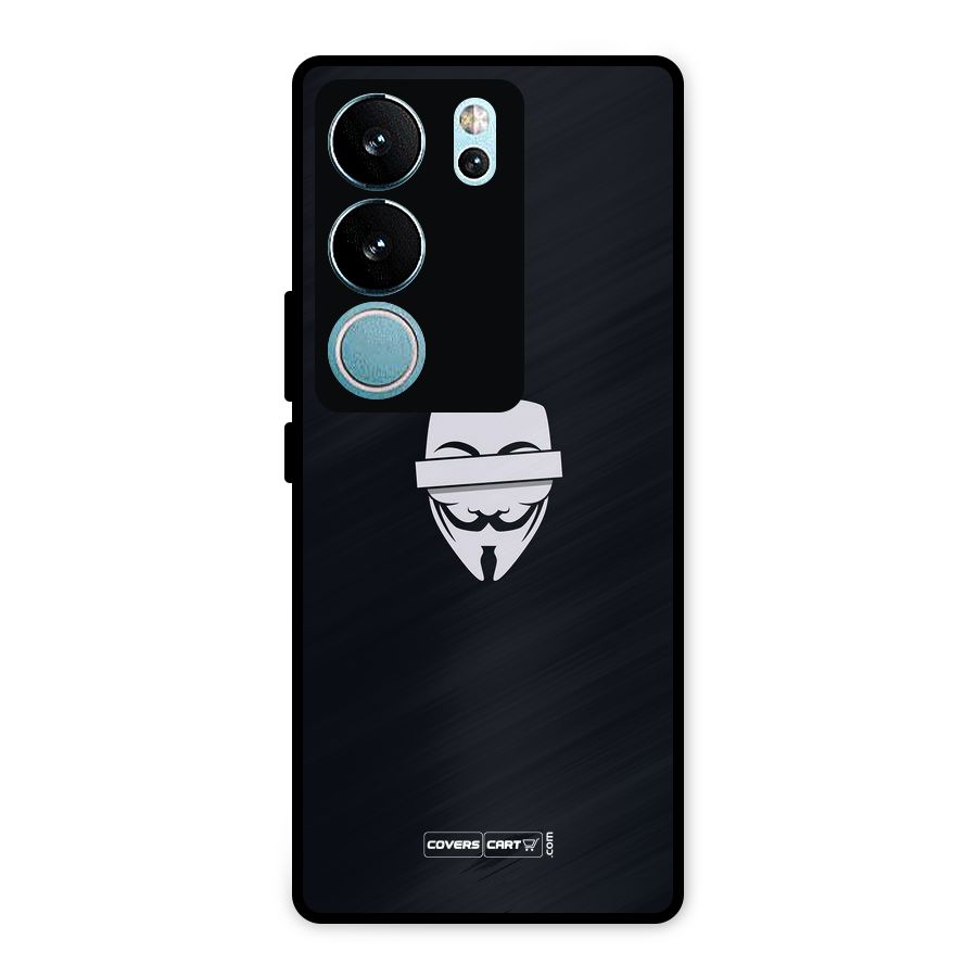 Anonymous Mask Metal Back Case for Vivo V29 Pro