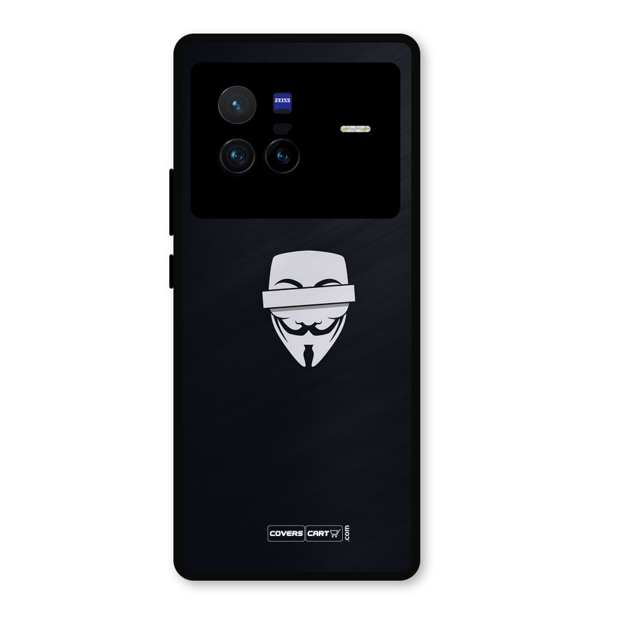 Anonymous Mask Metal Back Case for Vivo X80