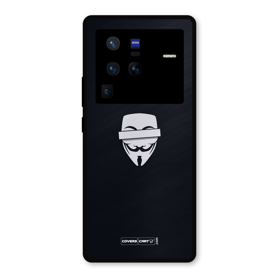 Anonymous Mask Metal Back Case for Vivo X80 Pro