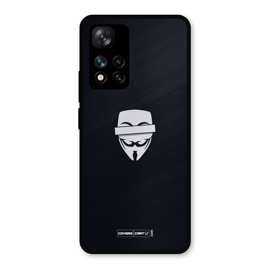 Anonymous Mask Metal Back Case for Xiaomi 11i Hypercharge 5G