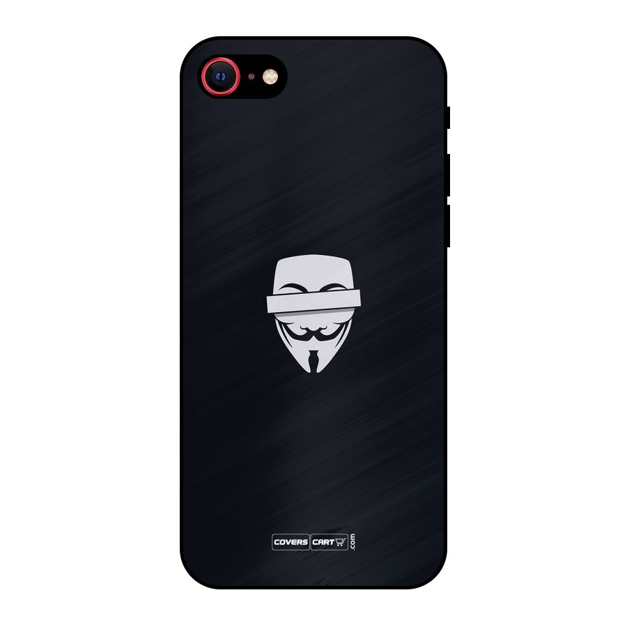 Anonymous Mask Metal Back Case for iPhone SE 2022