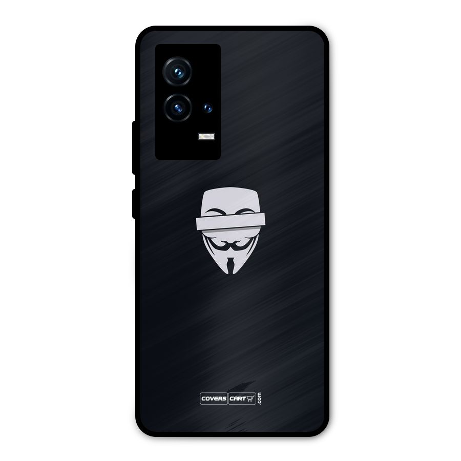 Anonymous Mask Metal Back Case for iQOO 9 5G