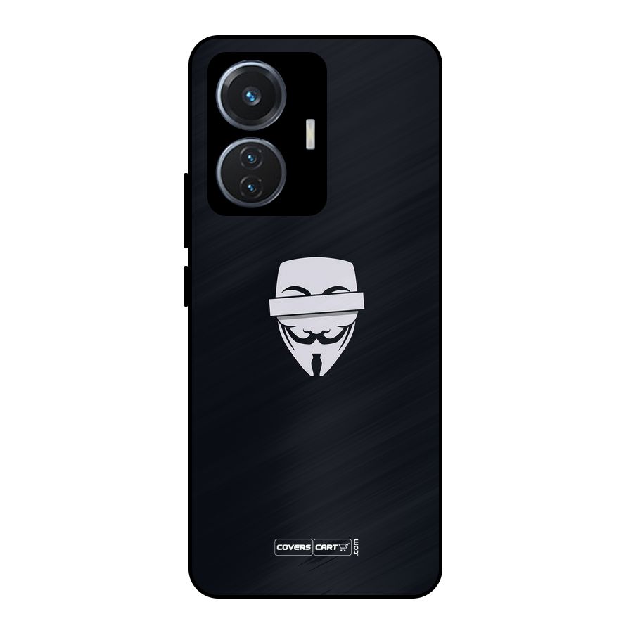 Anonymous Mask Metal Back Case for iQOO Z6 44W