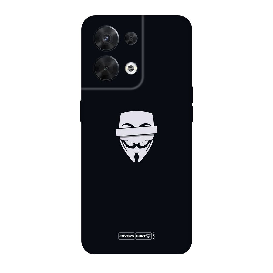 Anonymous Mask Original Polycarbonate Back Case for Oppo Reno8 5G