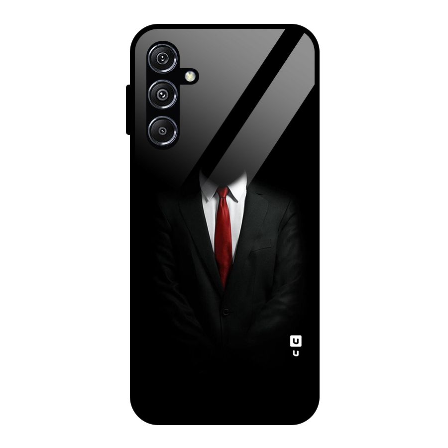Anonymous Suit Glass Back Case for Galaxy M34 5G