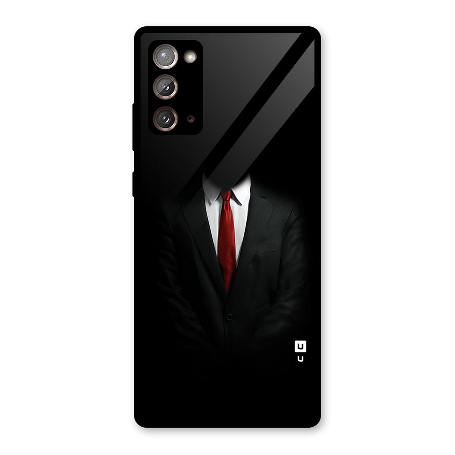 Anonymous Suit Glass Back Case for Galaxy Note 20