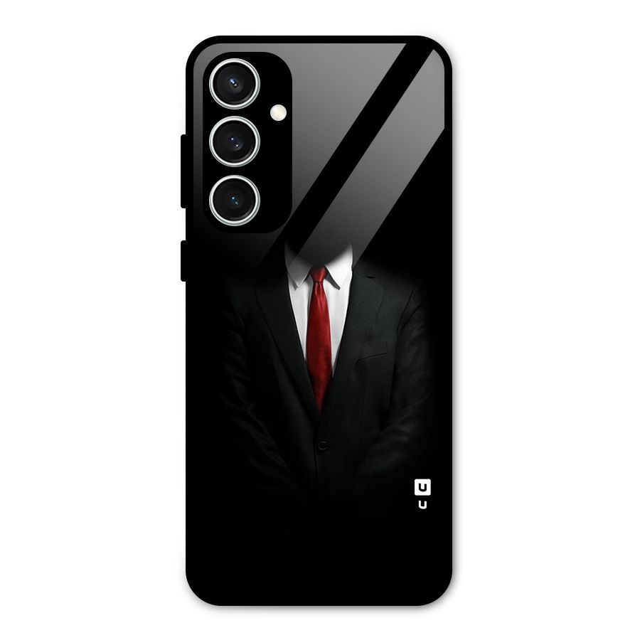 Anonymous Suit Glass Back Case for Galaxy S23 FE