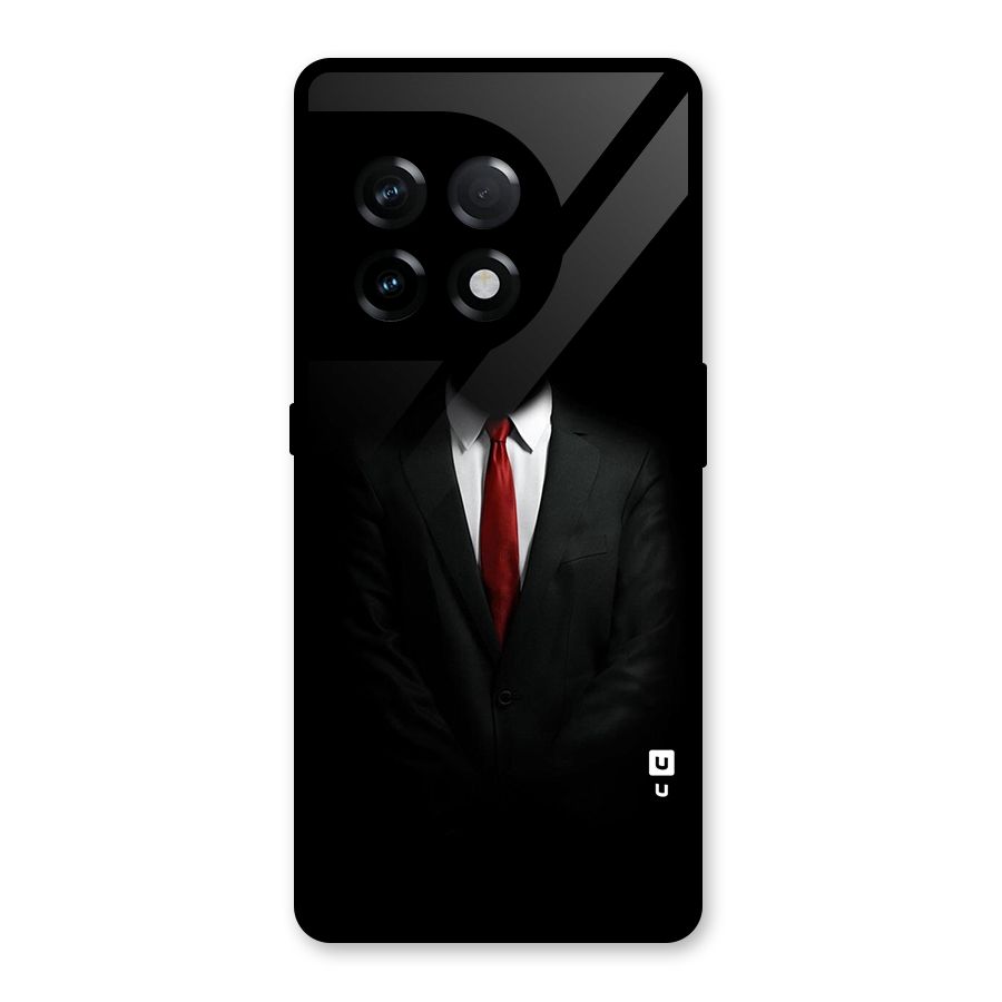 Anonymous Suit Glass Back Case for OnePlus 11R