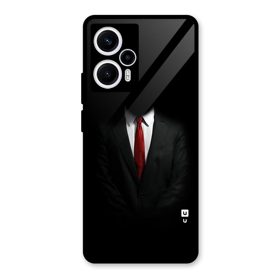 Anonymous Suit Glass Back Case for Poco F5