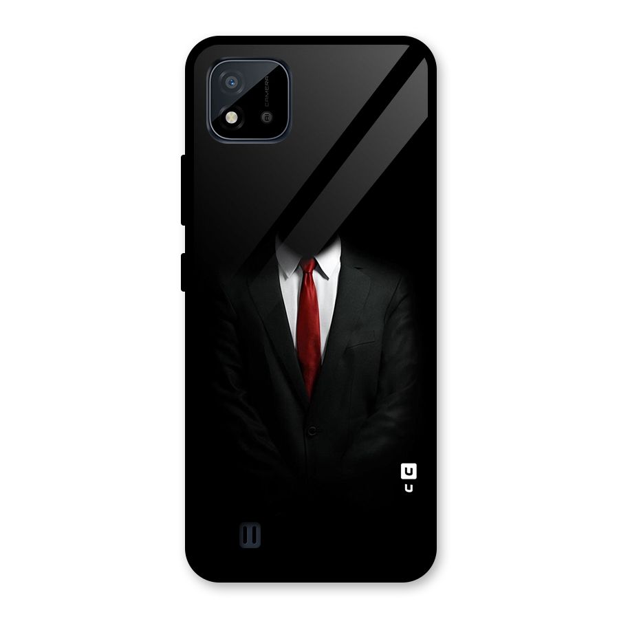 Anonymous Suit Glass Back Case for Realme C11 2021