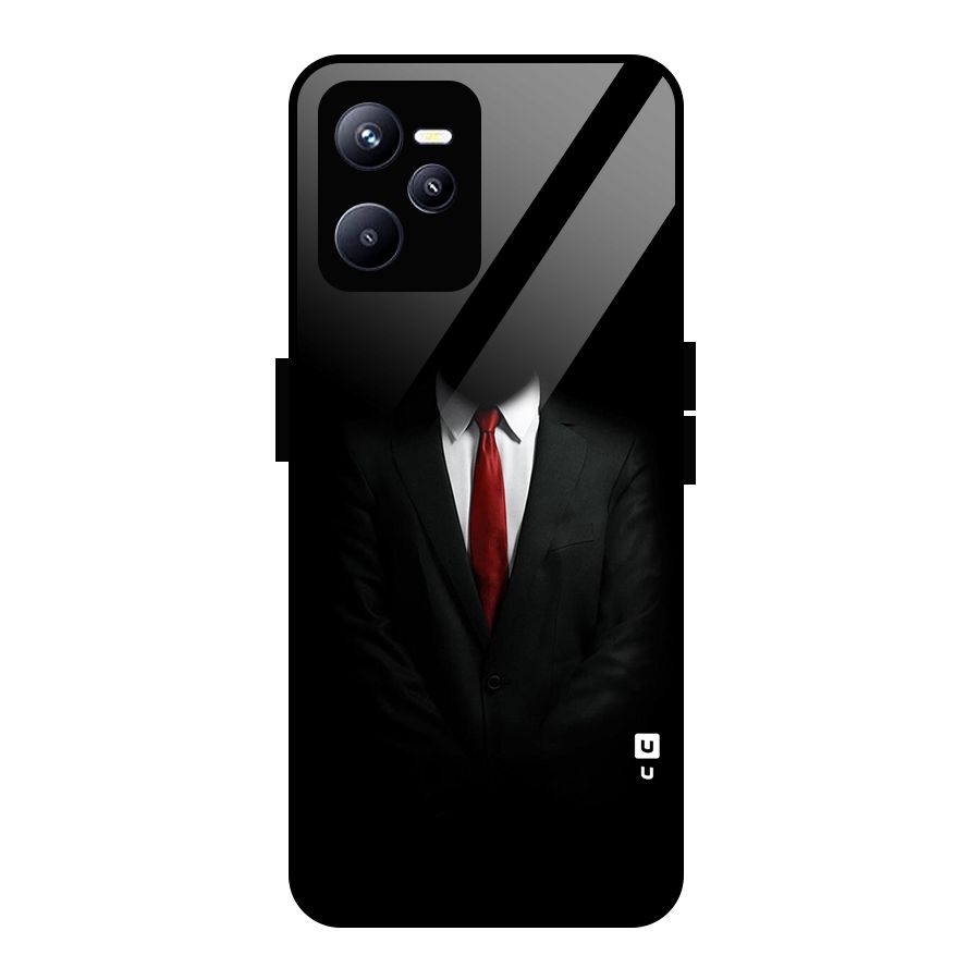 Anonymous Suit Glass Back Case for Realme C35