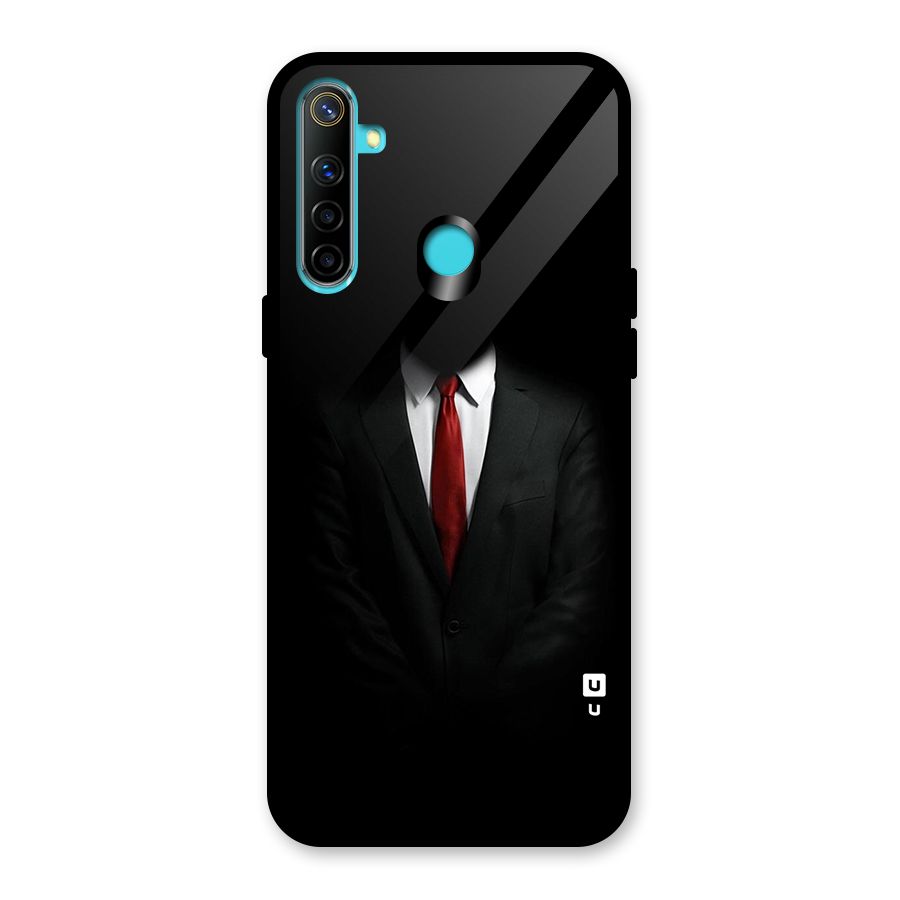 Anonymous Suit Glass Back Case for Realme Narzo 10