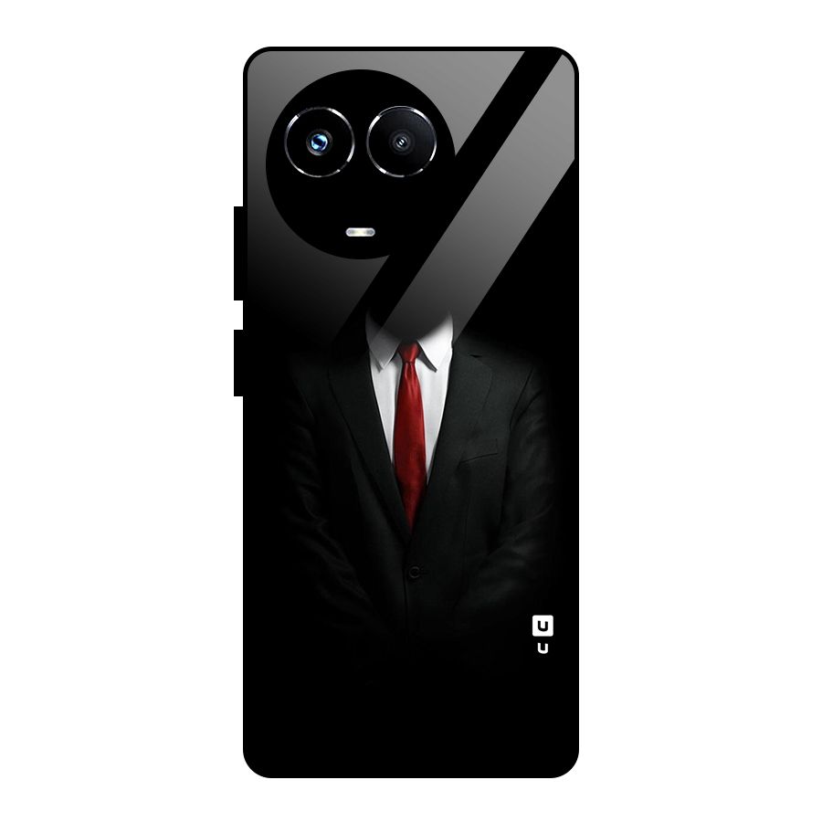 Anonymous Suit Glass Back Case for Realme Narzo 60X