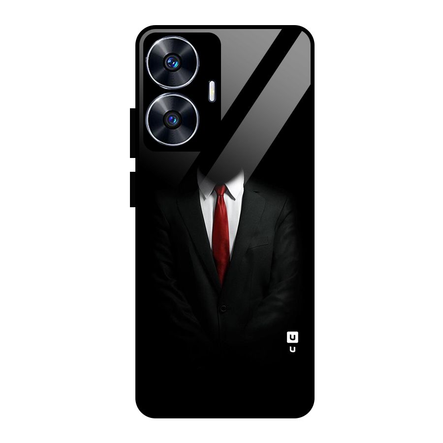 Anonymous Suit Glass Back Case for Realme Narzo N55