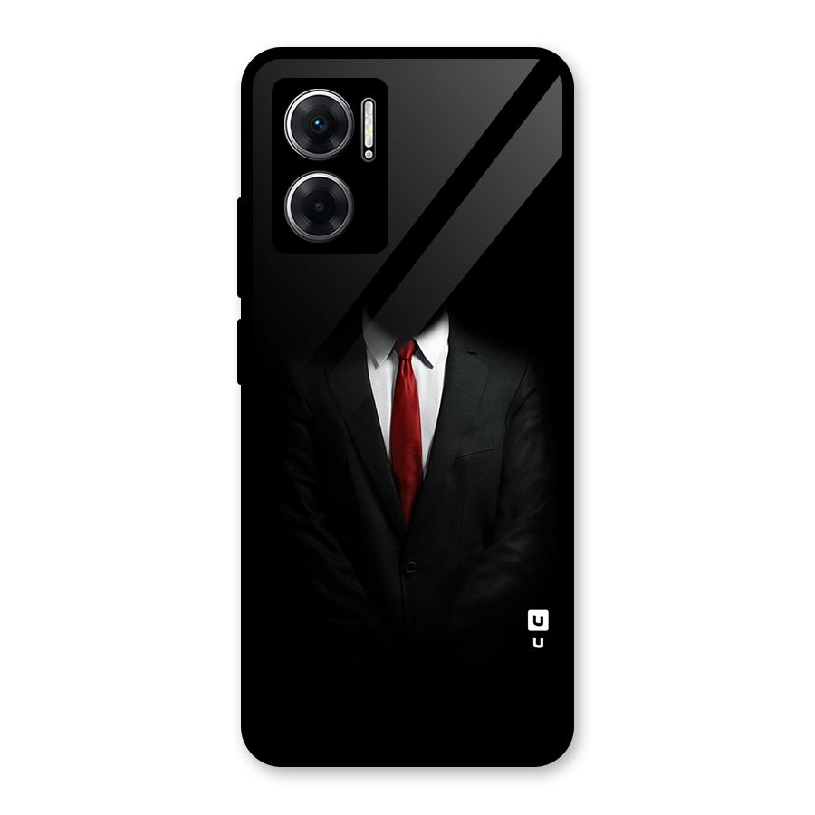 Anonymous Suit Glass Back Case for Redmi 11 Prime 5G