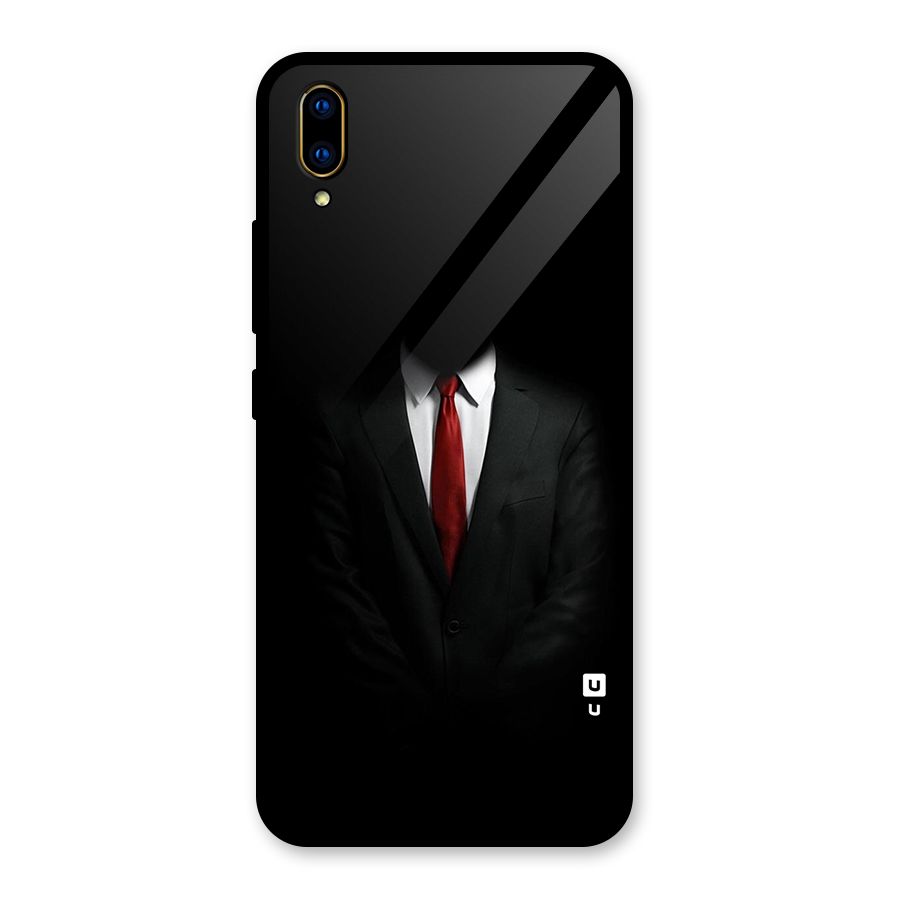 Anonymous Suit Glass Back Case for Vivo V11 Pro