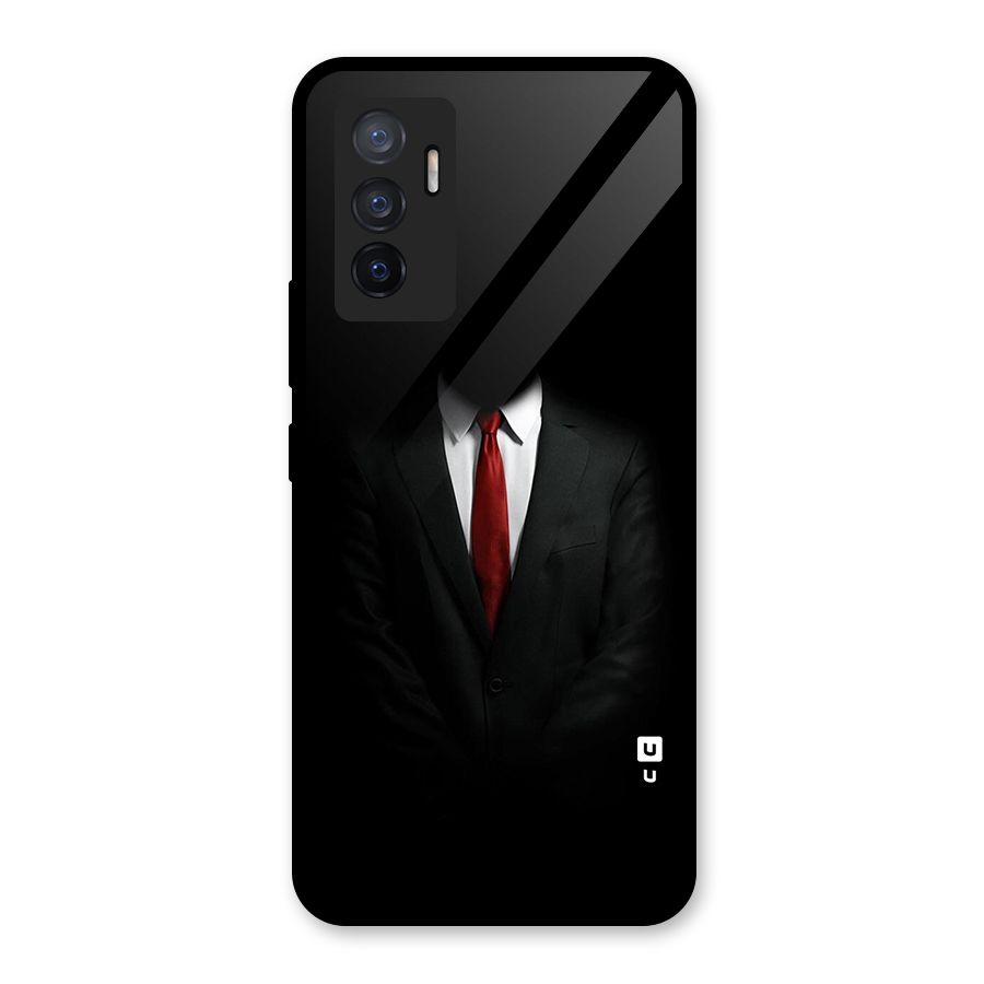 Anonymous Suit Glass Back Case for Vivo V23e