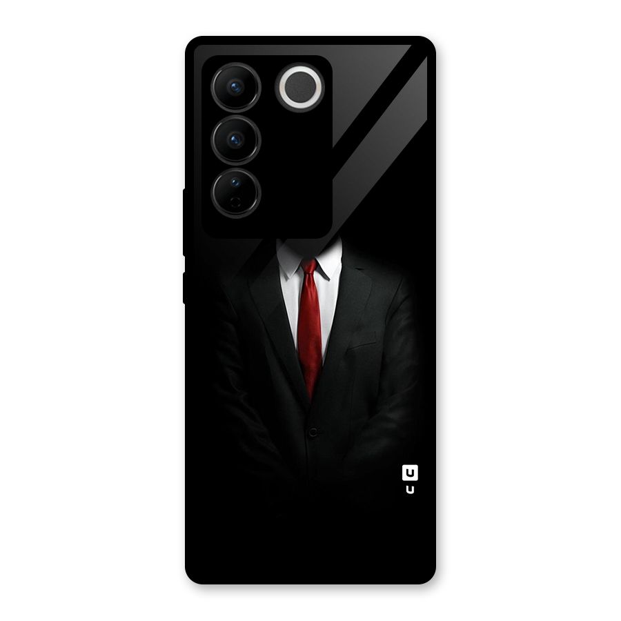 Anonymous Suit Glass Back Case for Vivo V27 Pro