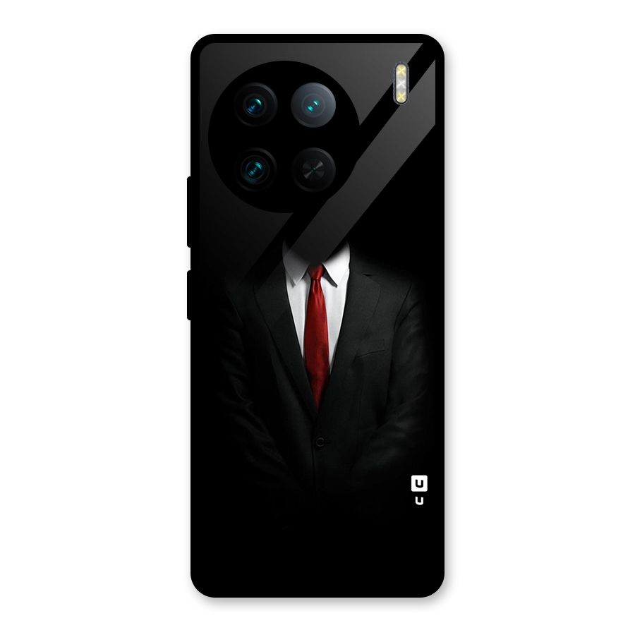 Anonymous Suit Glass Back Case for Vivo X90 Pro