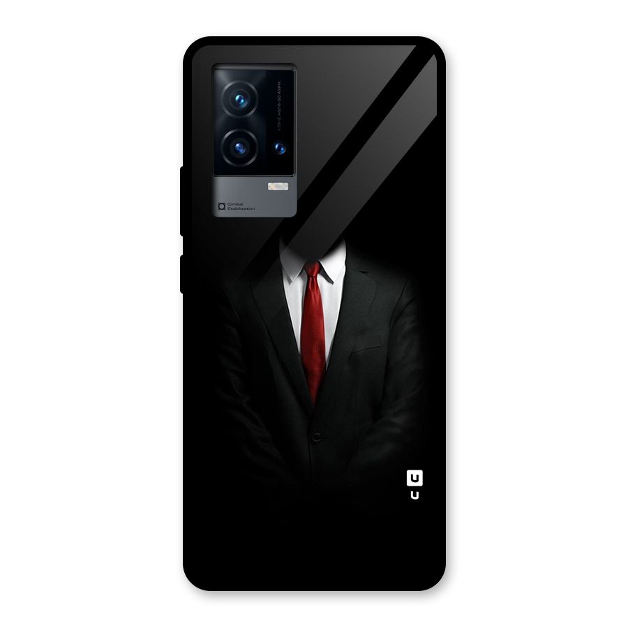 Anonymous Suit Glass Back Case for iQOO 9 5G