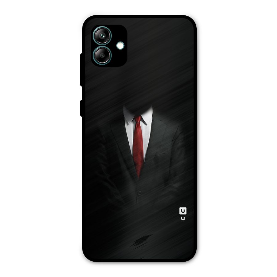 Anonymous Suit Metal Back Case for Galaxy A04