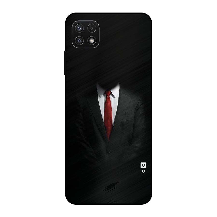 Anonymous Suit Metal Back Case for Galaxy A22 5G