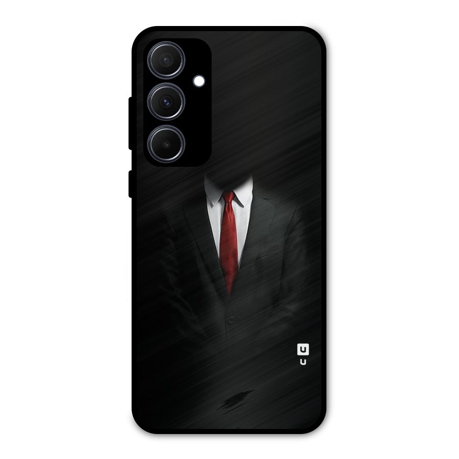 Anonymous Suit Metal Back Case for Galaxy A35