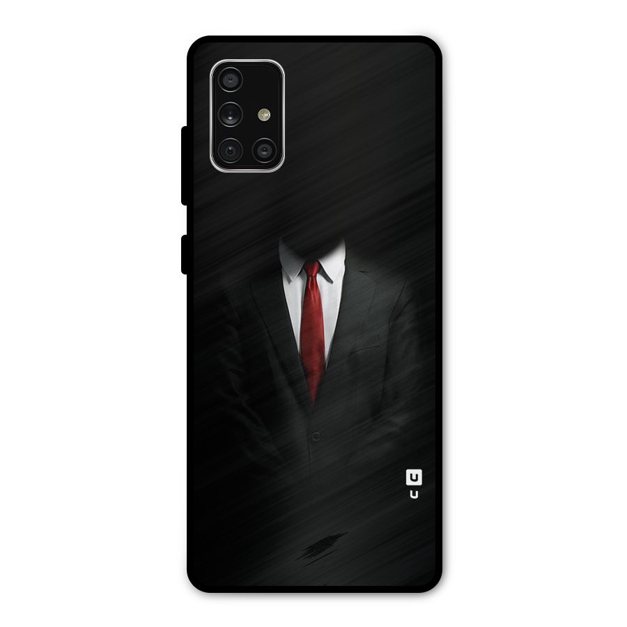 Anonymous Suit Metal Back Case for Galaxy A71