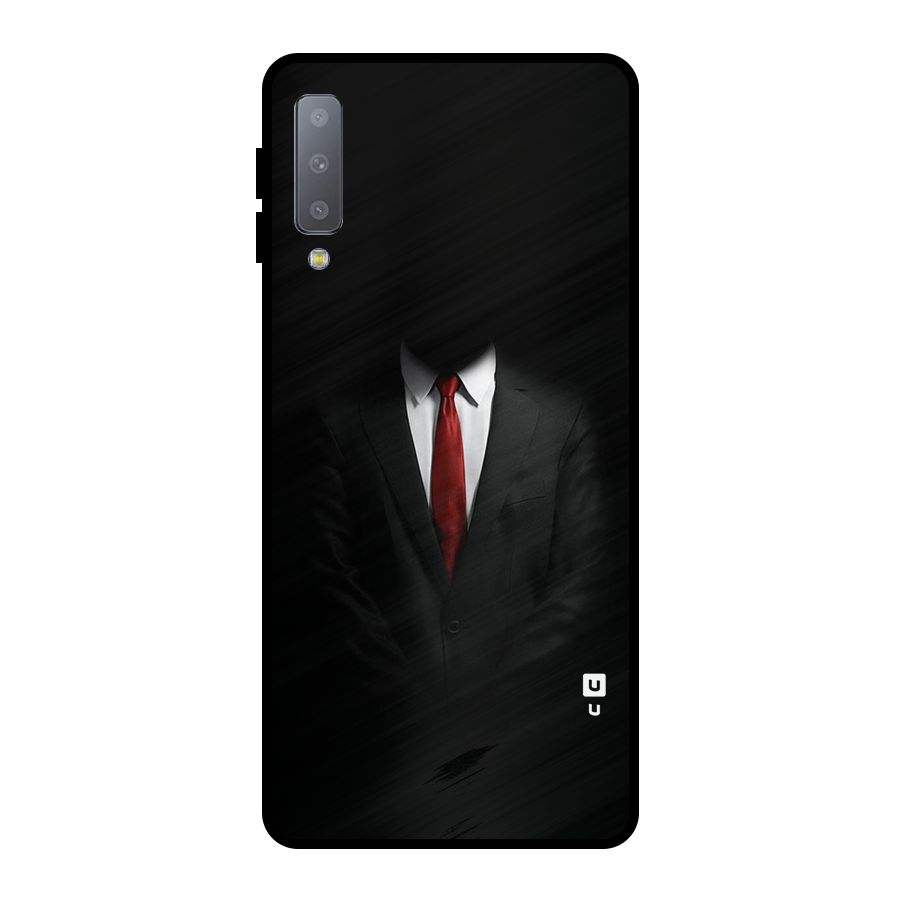 Anonymous Suit Metal Back Case for Galaxy A7 (2018)