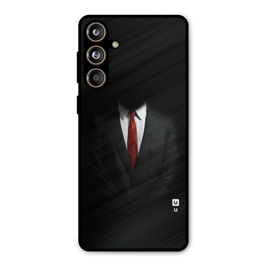 Anonymous Suit Metal Back Case for Galaxy F55