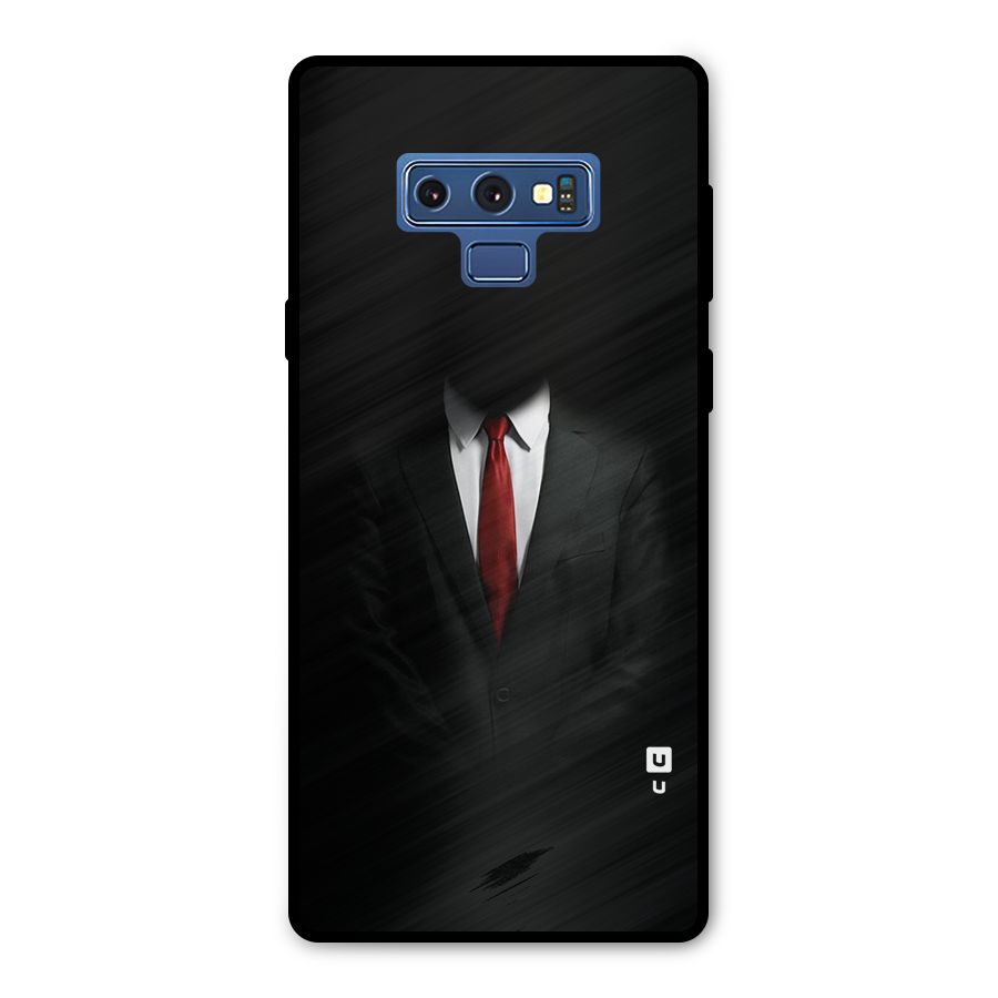 Anonymous Suit Metal Back Case for Galaxy Note 9