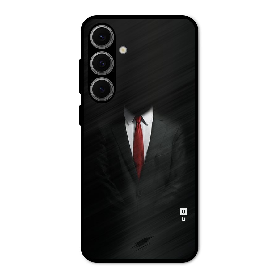 Anonymous Suit Metal Back Case for Galaxy S24 FE