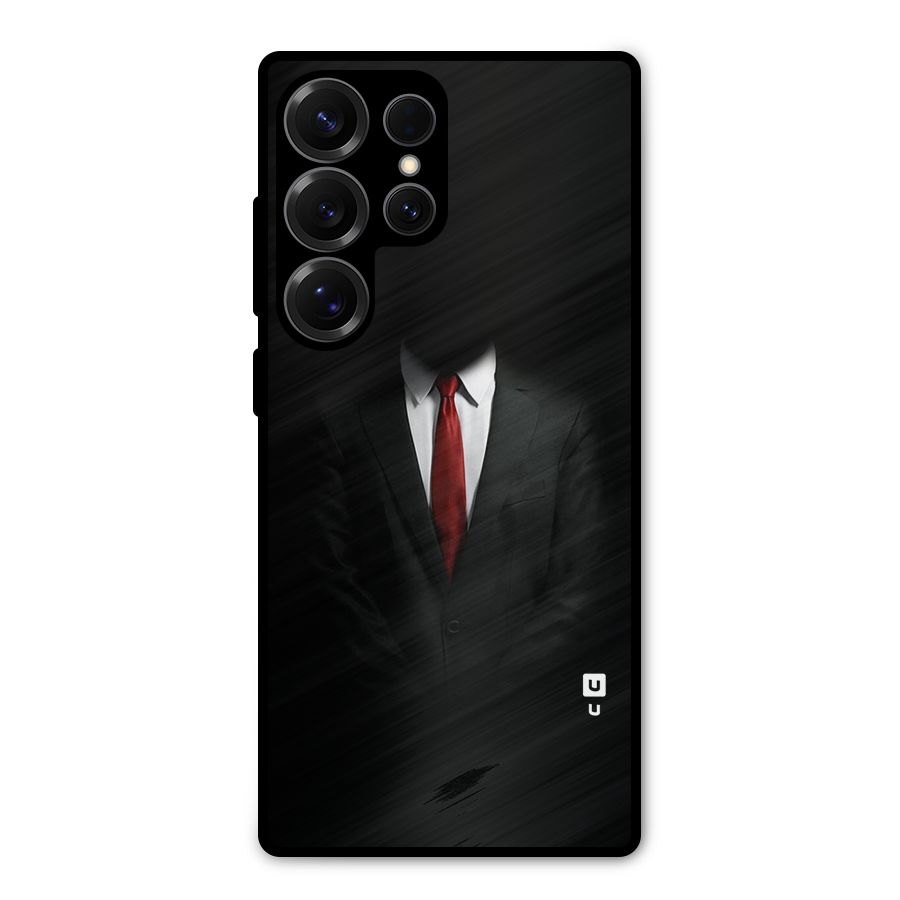 Anonymous Suit Metal Back Case for Galaxy S25 Ultra