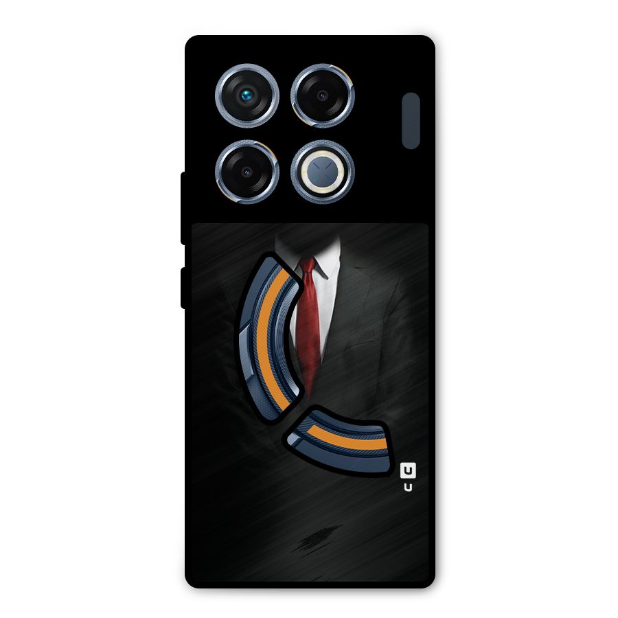 Anonymous Suit Metal Back Case for Infinix GT 20 Pro