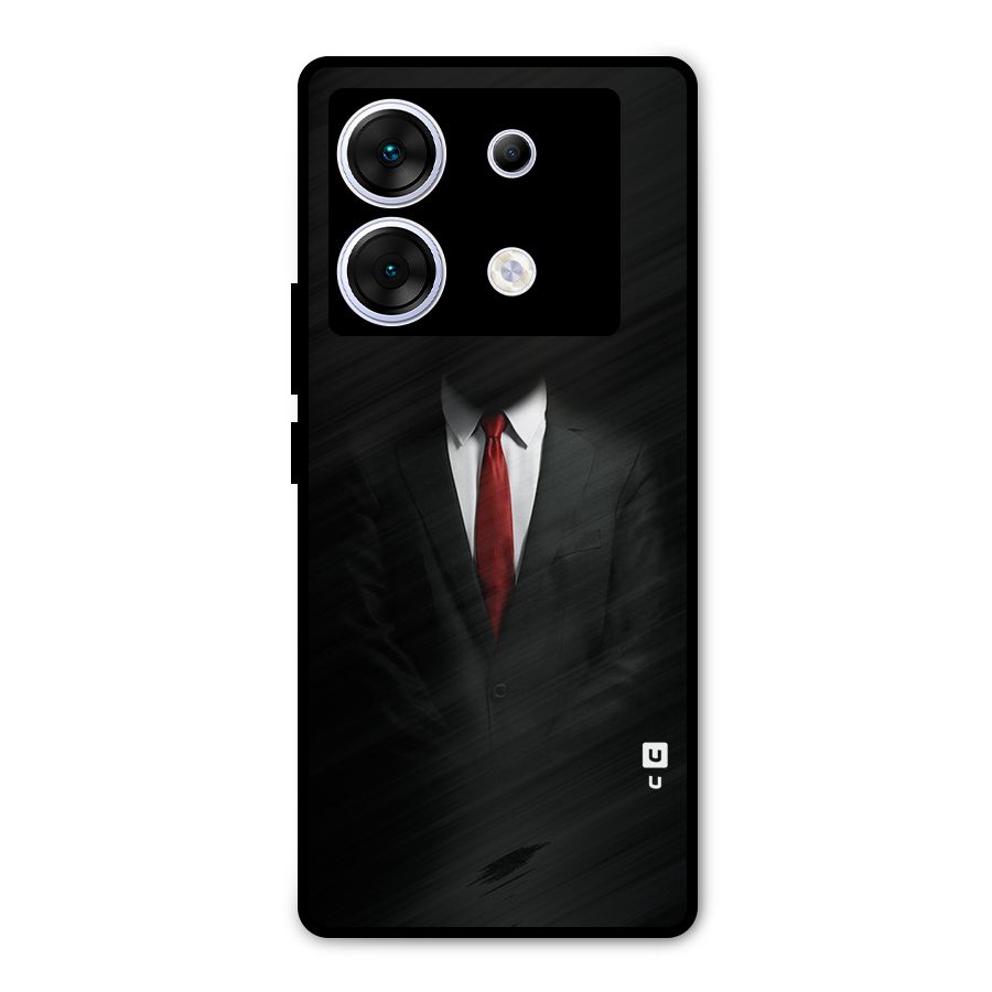Anonymous Suit Metal Back Case for Infinix Zero 30 5G